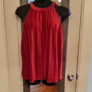 Torrid Vibrant Red Halter Blouse